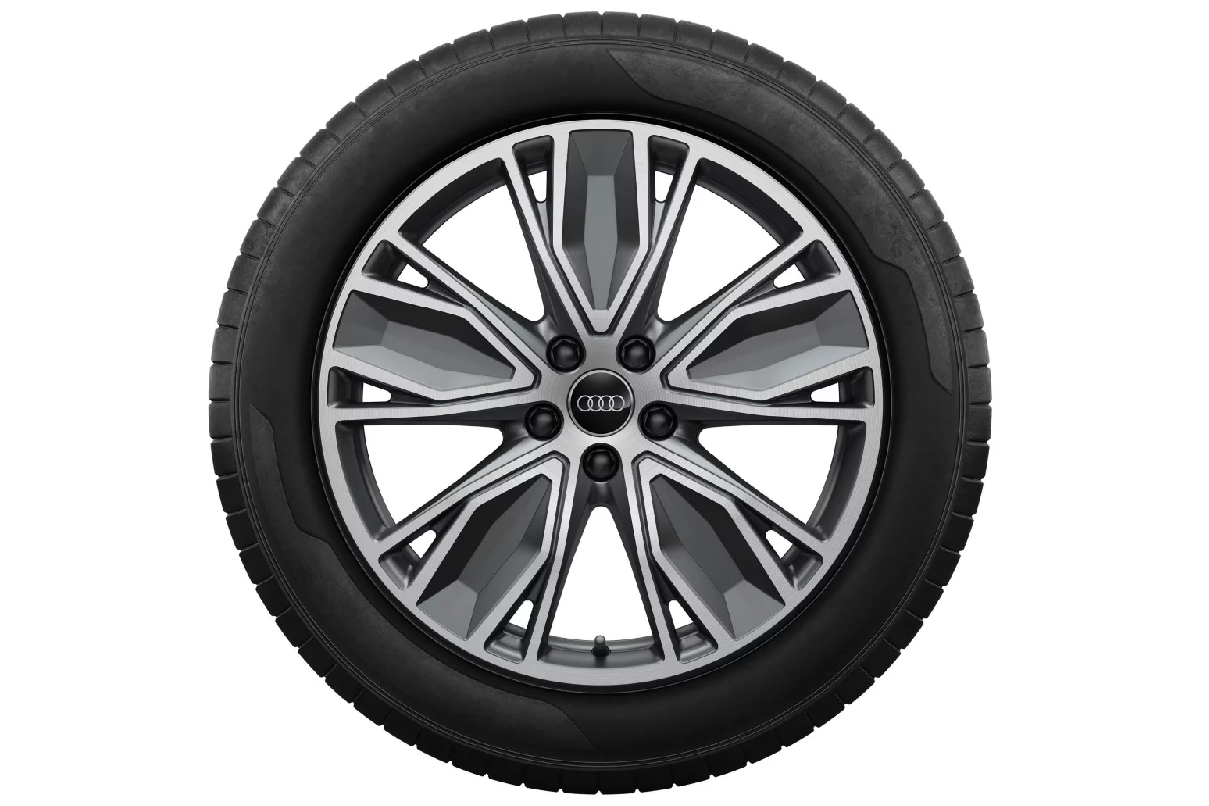 Audi A5 Winterkomplettrad Doppel-V-Speichen-Design Grau 19 Zoll