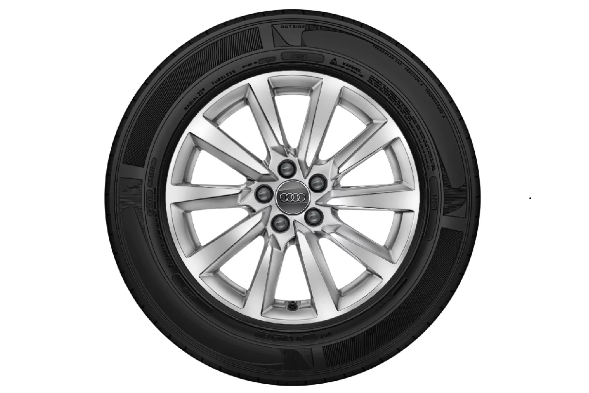 Audi A1 Winterkomplettrad 10-Speichen-Design Silber 16 Zoll