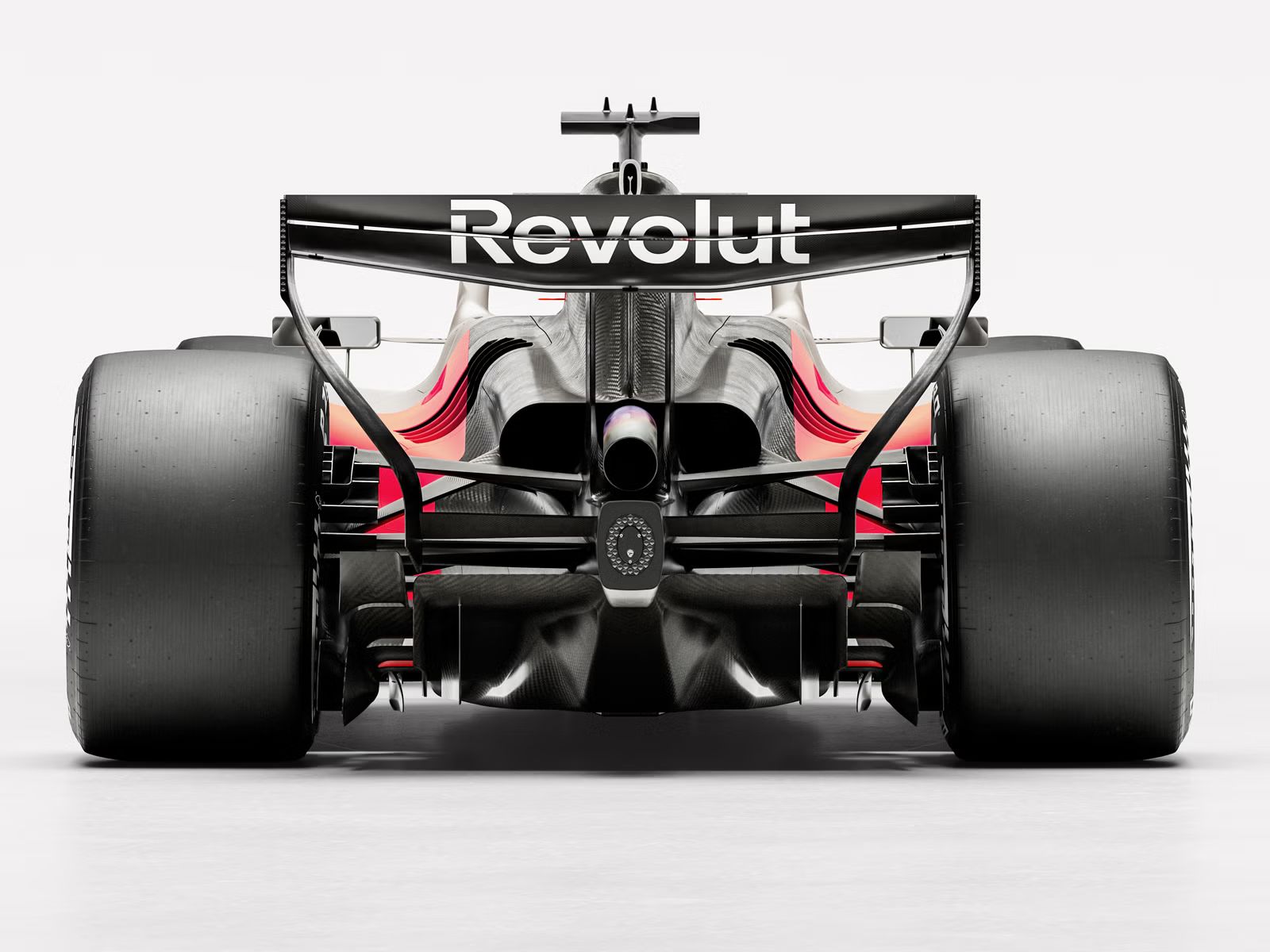 Heckansicht des Audi R26.