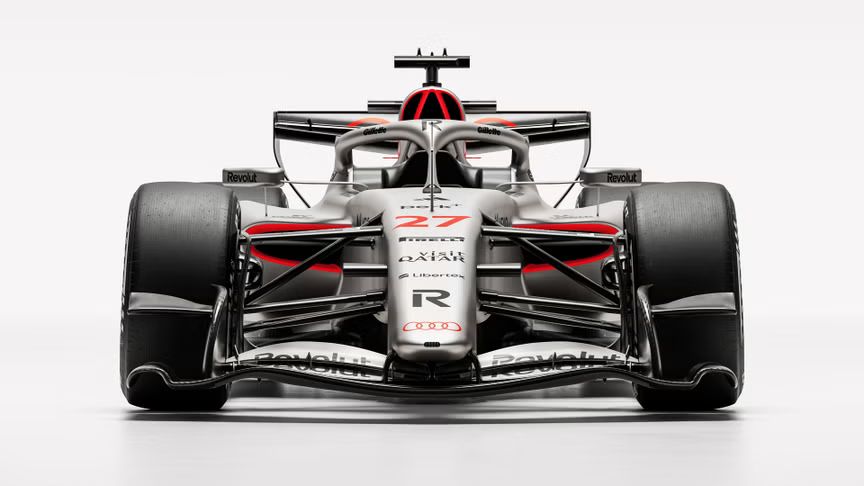 Frontansicht des Audi R26.