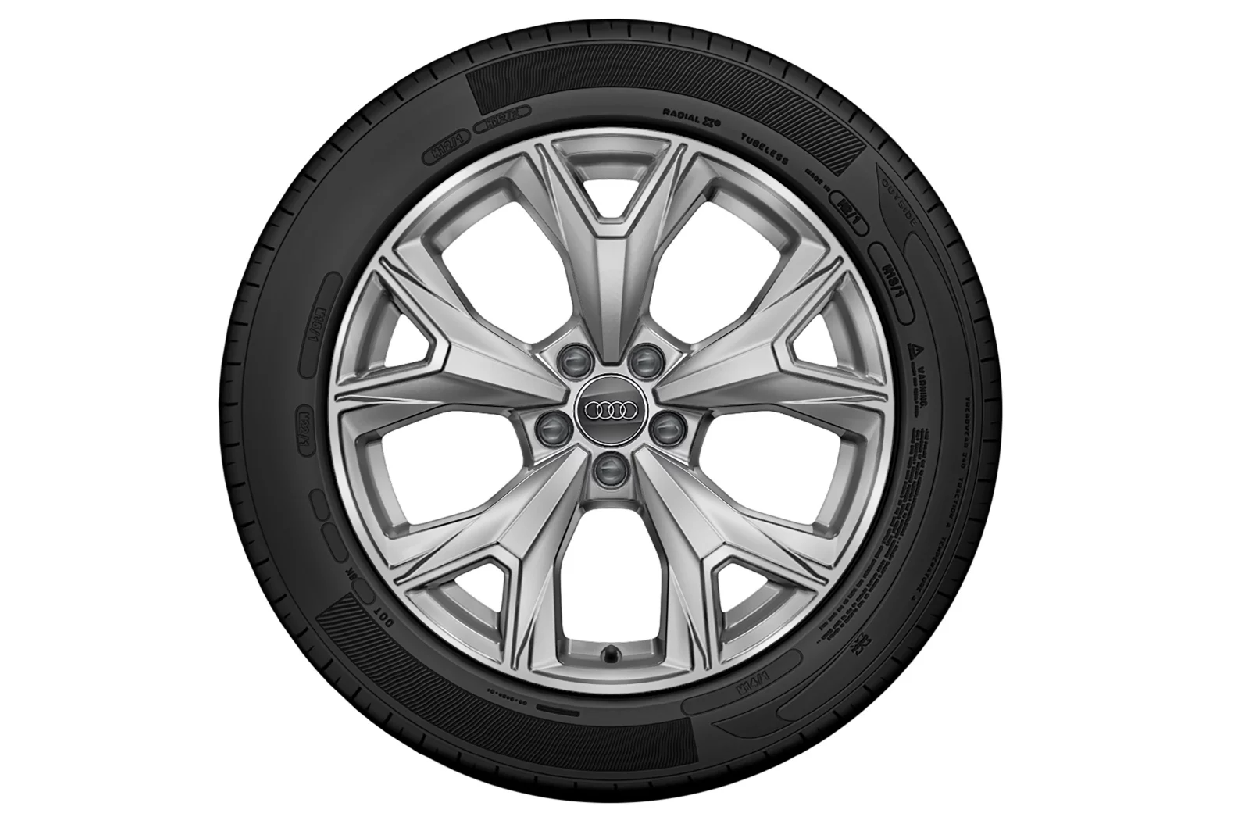 Audi A1 Winterkomplettrad 5-Y-Speichen Silber 17 Zoll