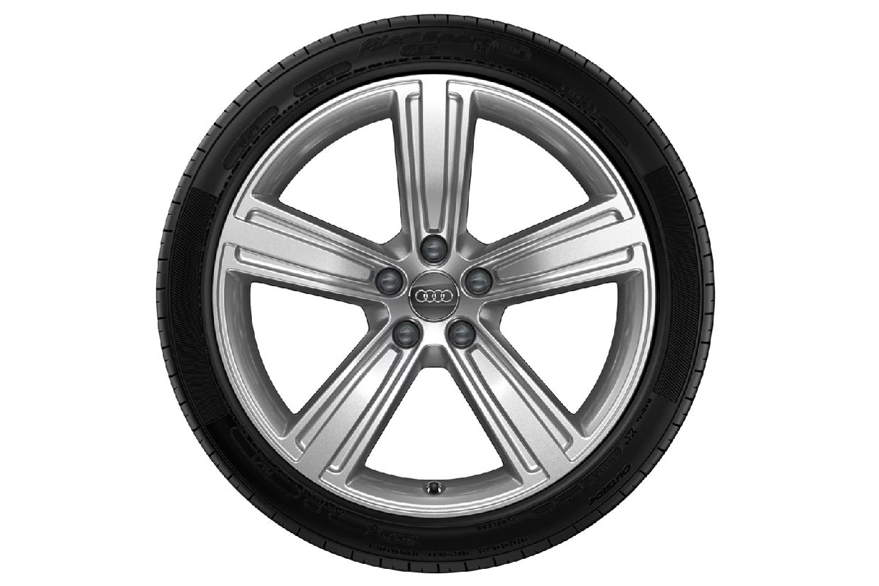 Audi A8 5 Arm Design Winterkomplettrad 19 Zoll Silber